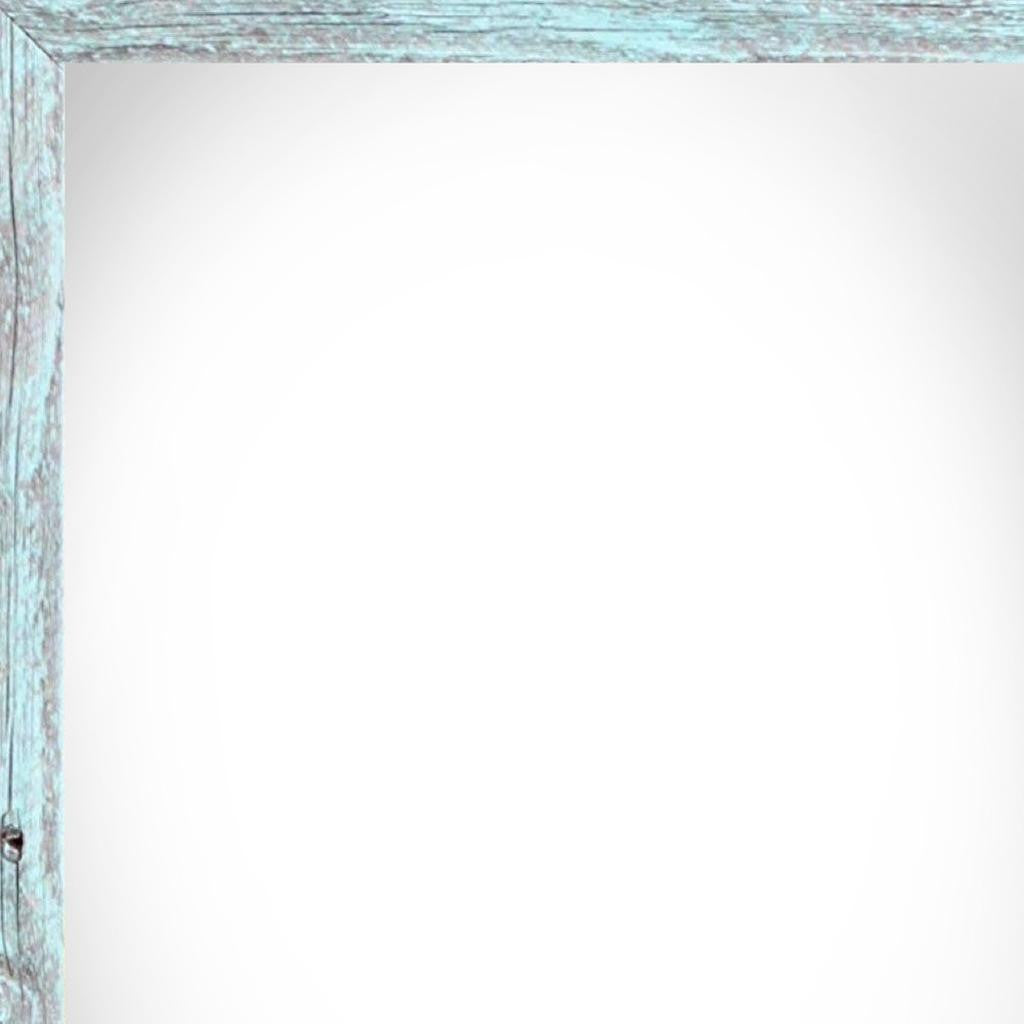 20" x 24" Blue Solid Wood Hanging Picture Frame - Loft&Timber