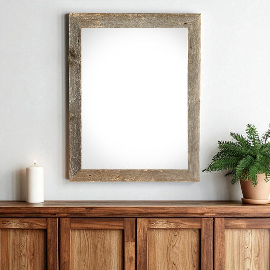 20" x 24" Gray Solid Wood Hanging Picture Frame - Loft&Timber