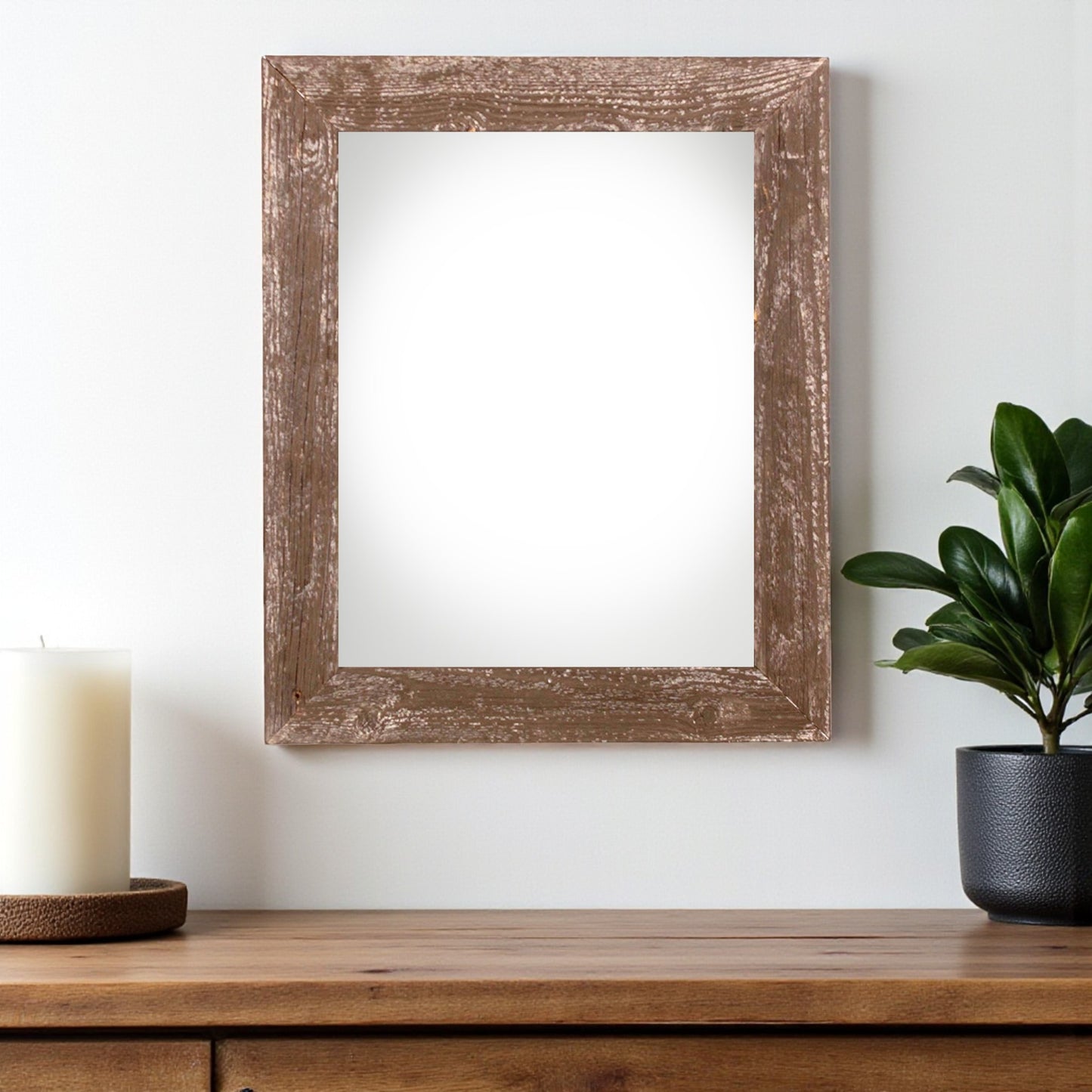 20" x 28" Espresso Solid Wood Hanging Picture Frame - Loft&Timber