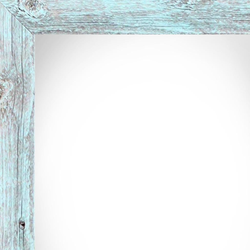 24" x 30" Blue Solid Wood Hanging Picture Frame - Loft&Timber