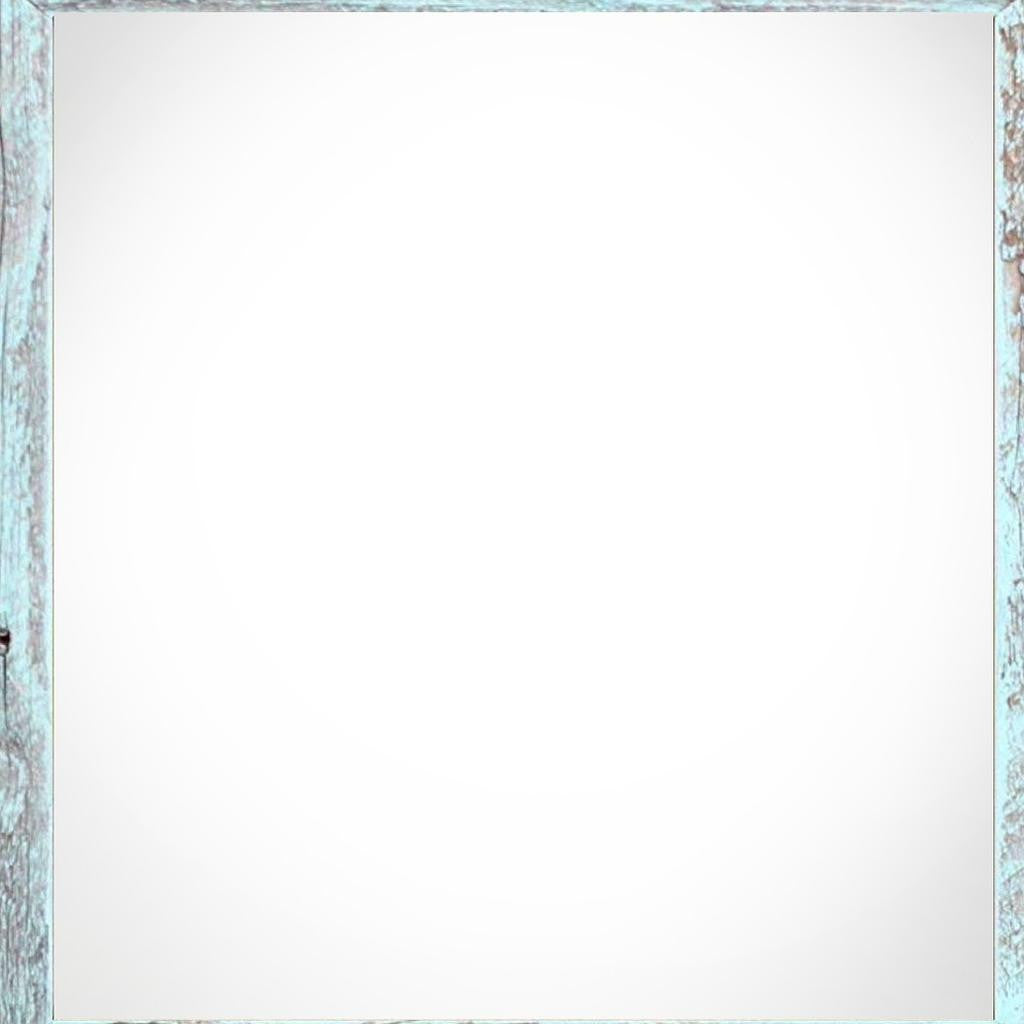 4" x 4" Blue Solid Wood Tabletop Picture Frame - Loft&Timber
