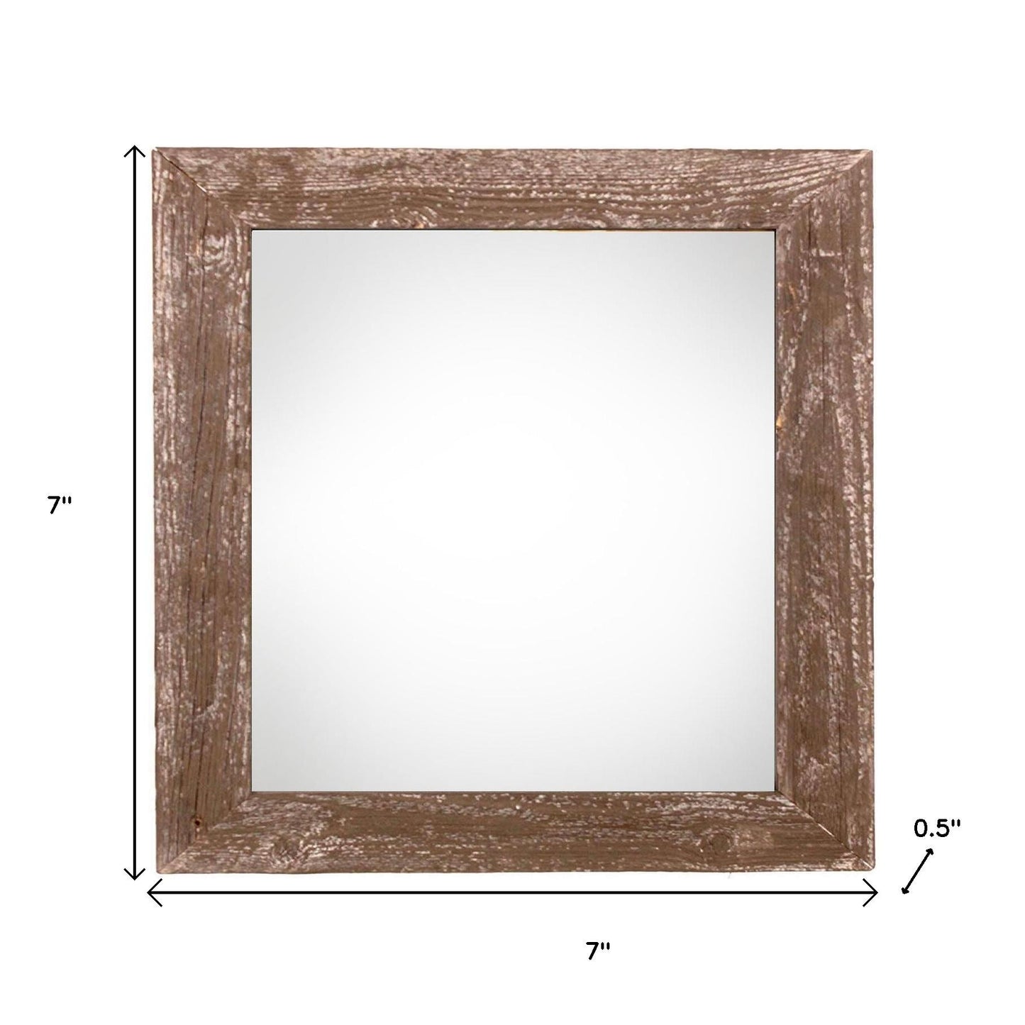 4" x 4" Espresso Solid Wood Tabletop Picture Frame - Loft&Timber