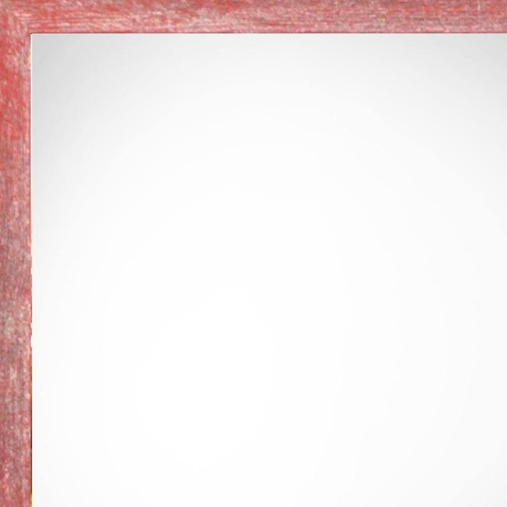 4" x 6" Red Solid Wood Tabletop Picture Frame - Loft&Timber