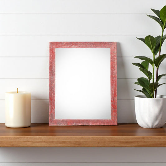 5" x 7" Red Solid Wood Tabletop Picture Frame - Loft&Timber