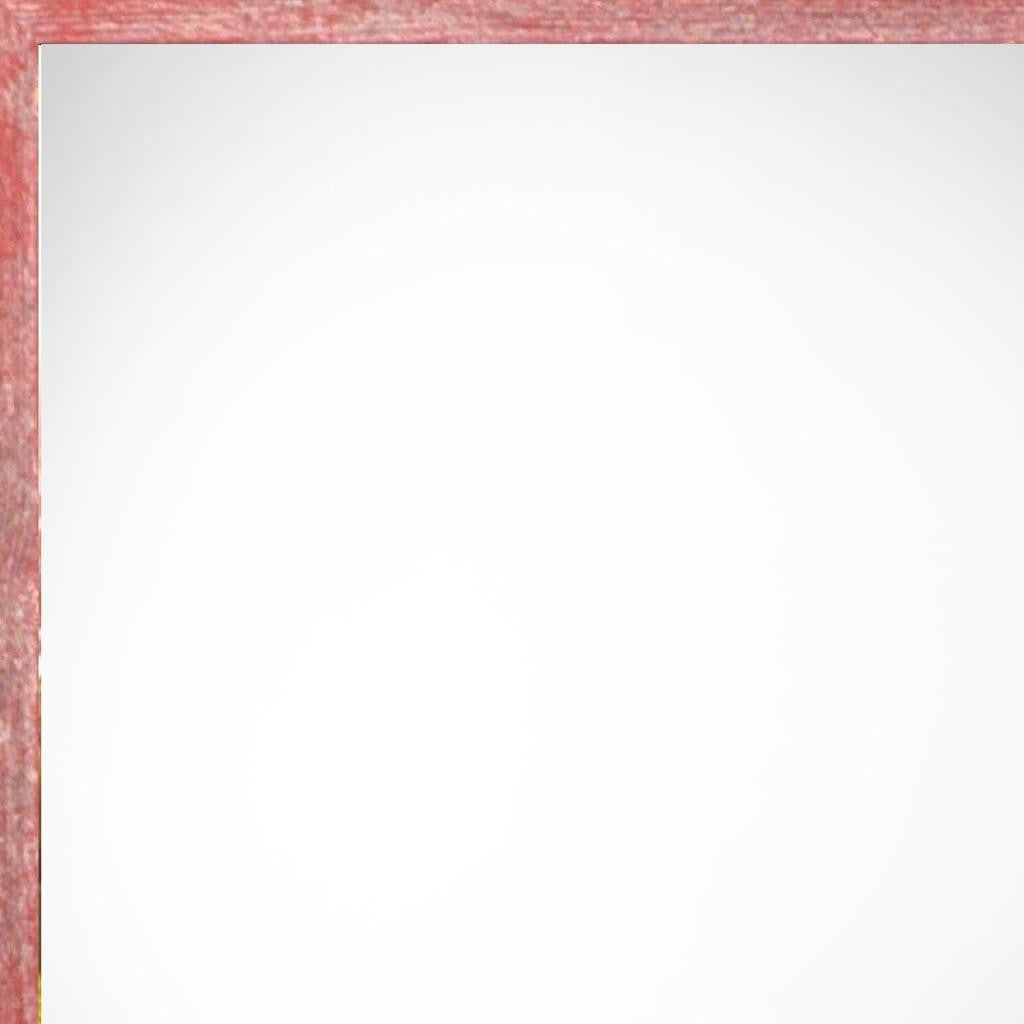 8" x 10" Red Solid Wood Tabletop Picture Frame - Loft&Timber