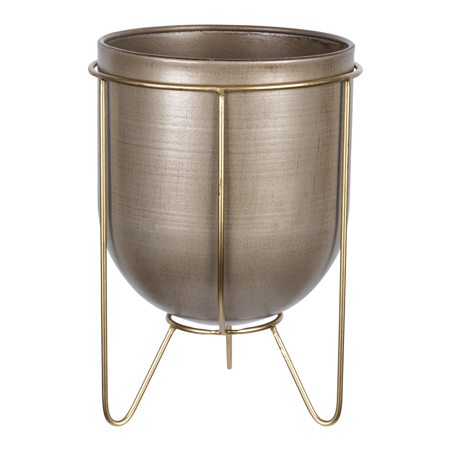 10" Bronze Cylinder Metal Table Vase - Loft&Timber