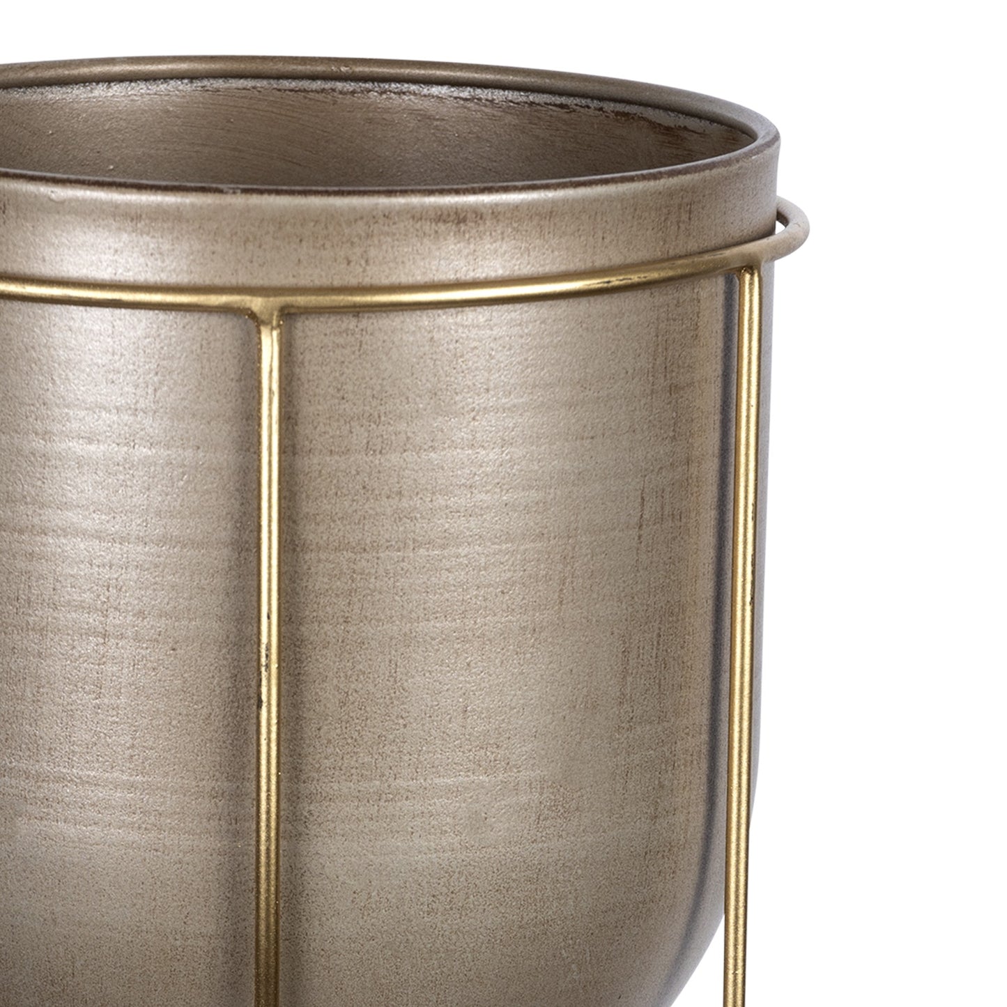 10" Bronze Cylinder Metal Table Vase - Loft&Timber