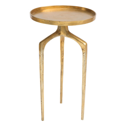 Set Of Two 13" Gold Nested Tables - Loft&Timber