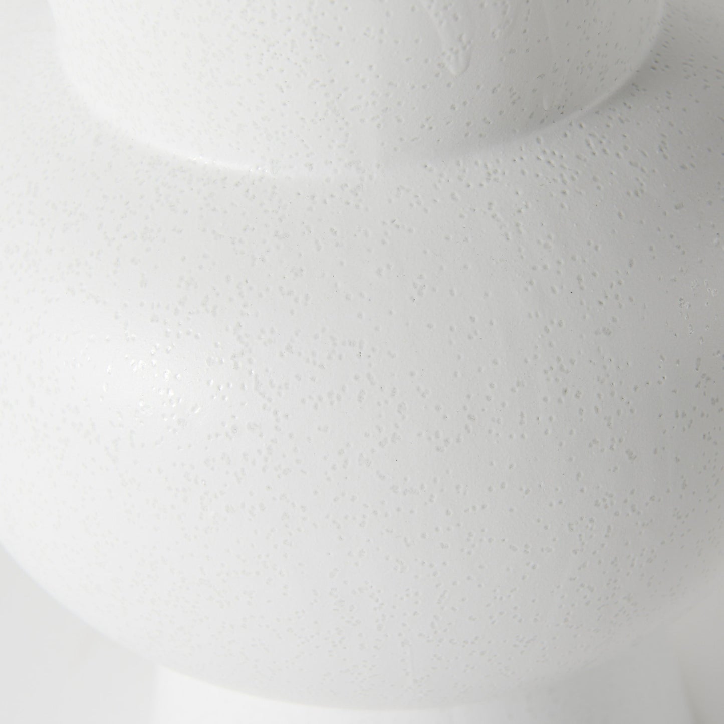 11" White Abstract Cylinder Ceramic Table Vase - Loft&Timber