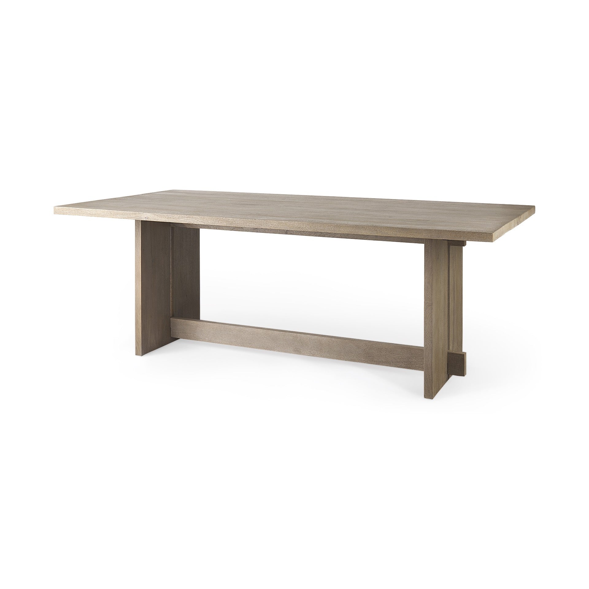 84" Taupe Dining Table - Loft&Timber