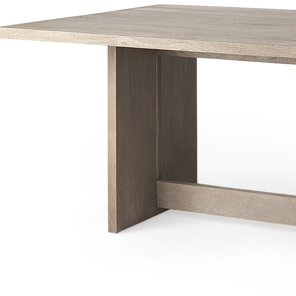 84" Taupe Dining Table - Loft&Timber