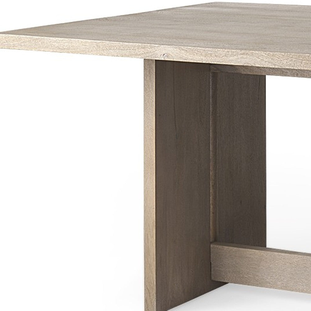 84" Taupe Dining Table - Loft&Timber