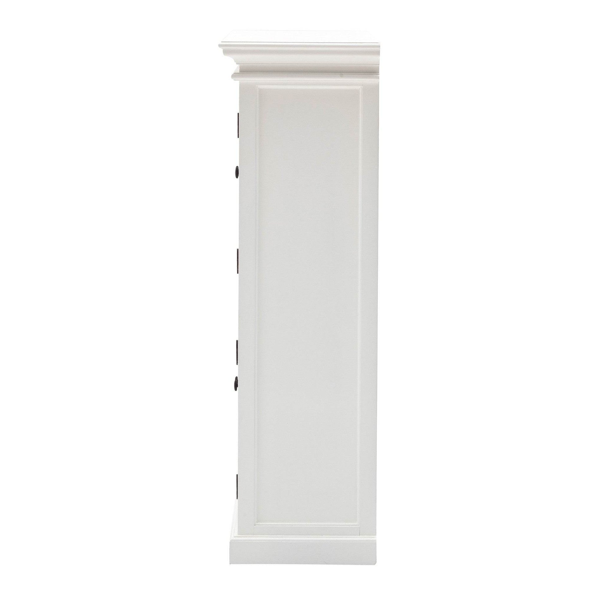 Classic White Two Level Storage Cabinet - Loft&Timber