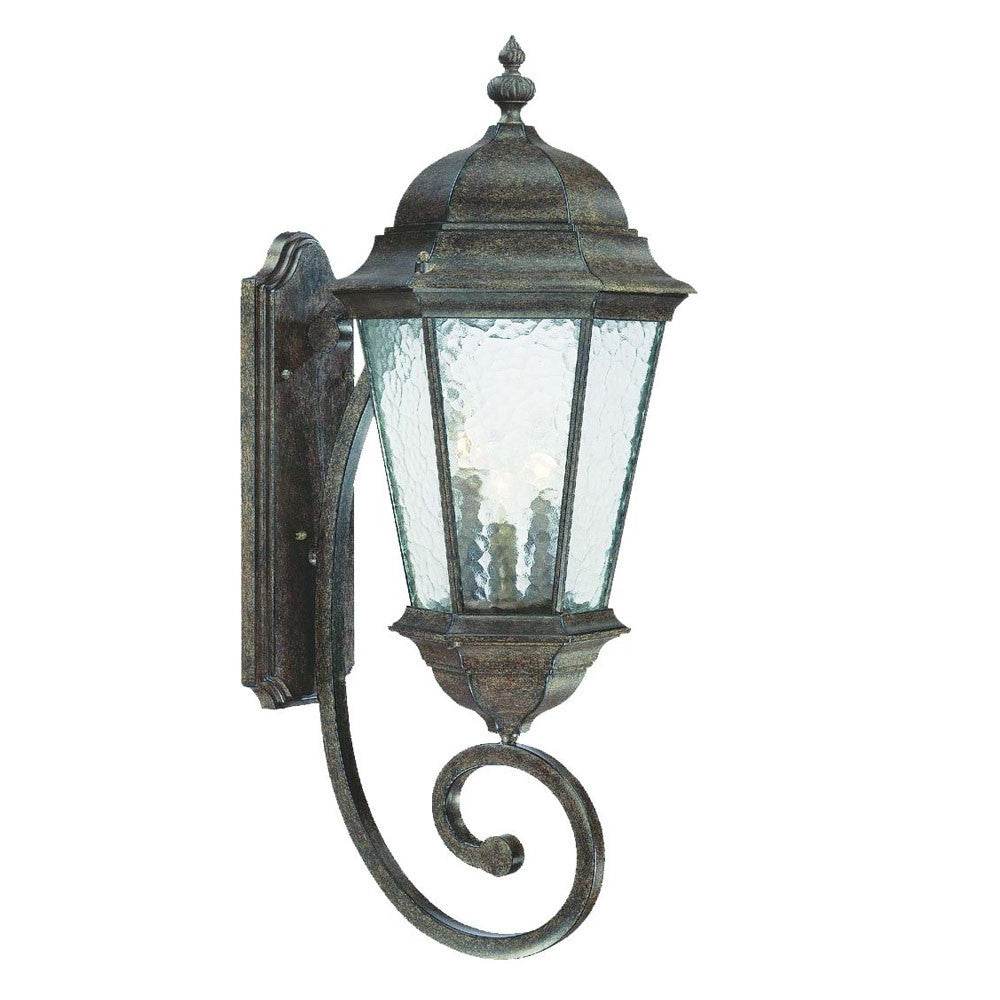 Telfair 3-Light Black Coral Wall Light - Loft&Timber