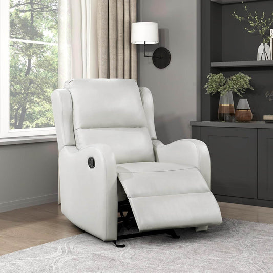 Recliner Chair Living Room Reclining Sofa Chair, Home Theater Seating Modern Recliner, Manual Recliner Sofa Chair for Living Room/Office/Apartment, Glider Recliner, Taupe - Loft&Timber