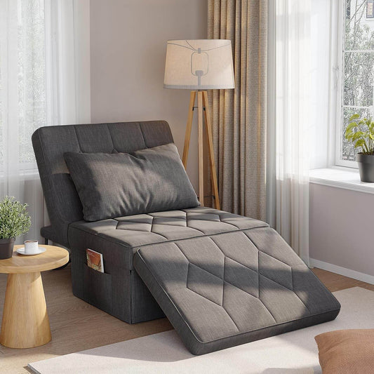 4 In 1 Convertible Sleeper Sofa Bed With Ottoman - Loft&Timber