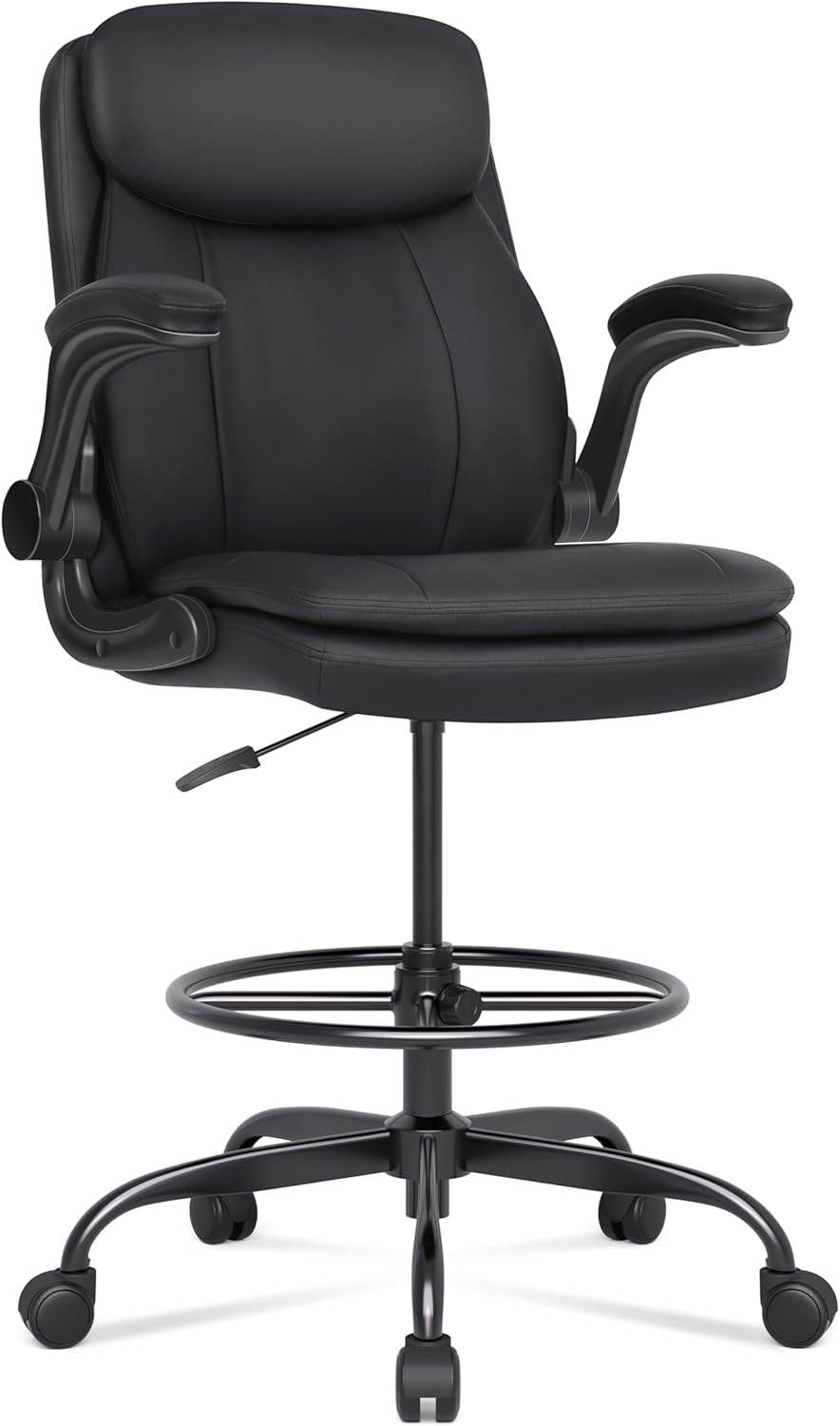 Adjustable Height Leather Chair - Loft&Timber