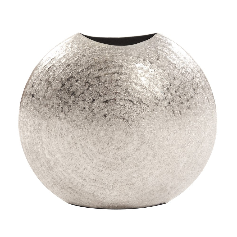 10" Silver Cylinder Aluminum Table Vase - Loft&Timber