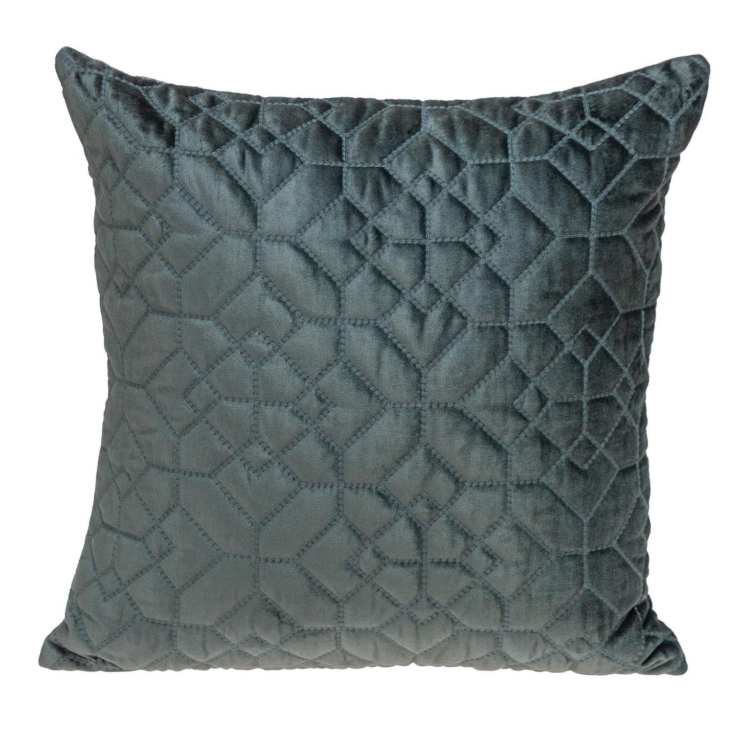 20" Charcoal Cotton Blend Throw Pillow - Loft&Timber