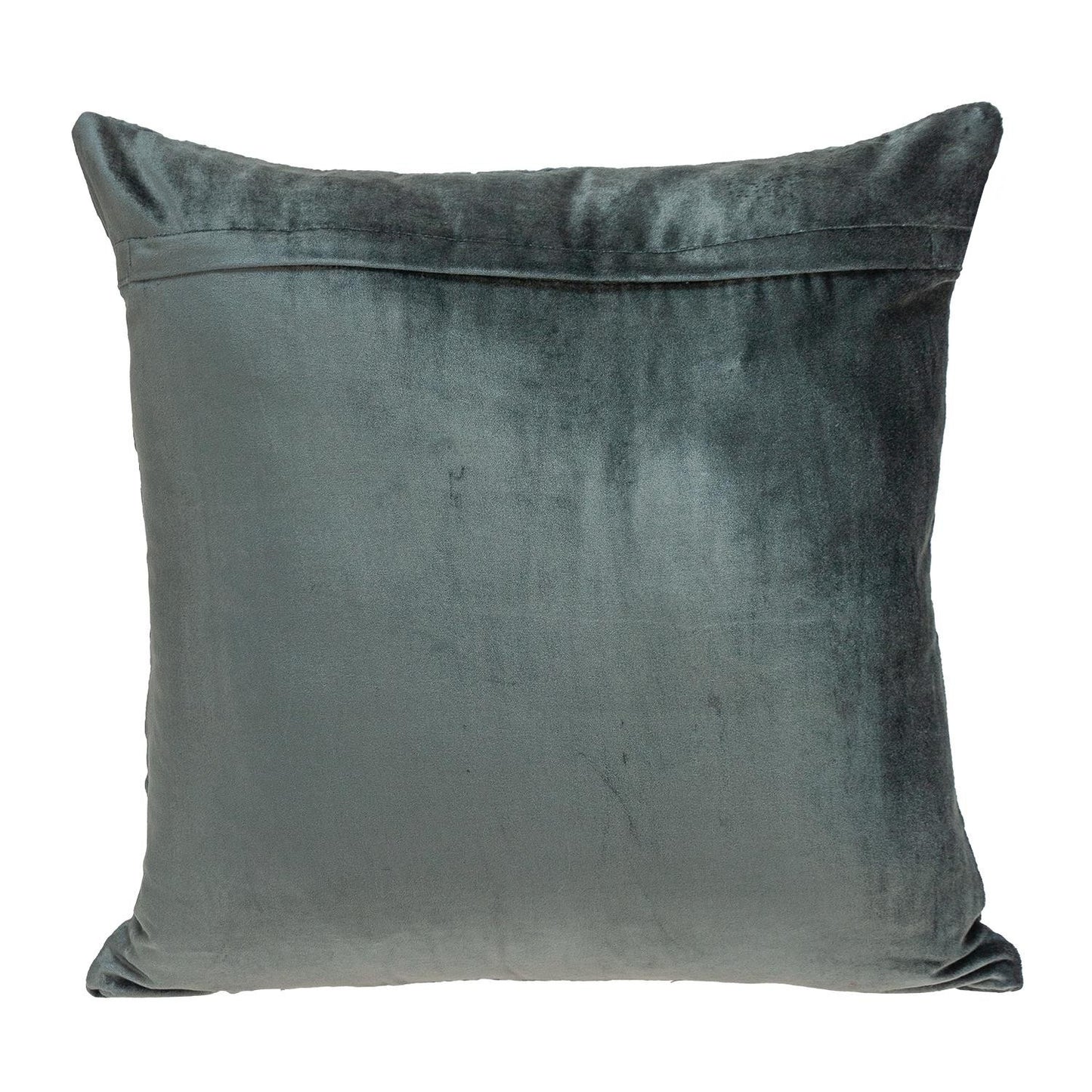 20" Charcoal Cotton Blend Throw Pillow - Loft&Timber