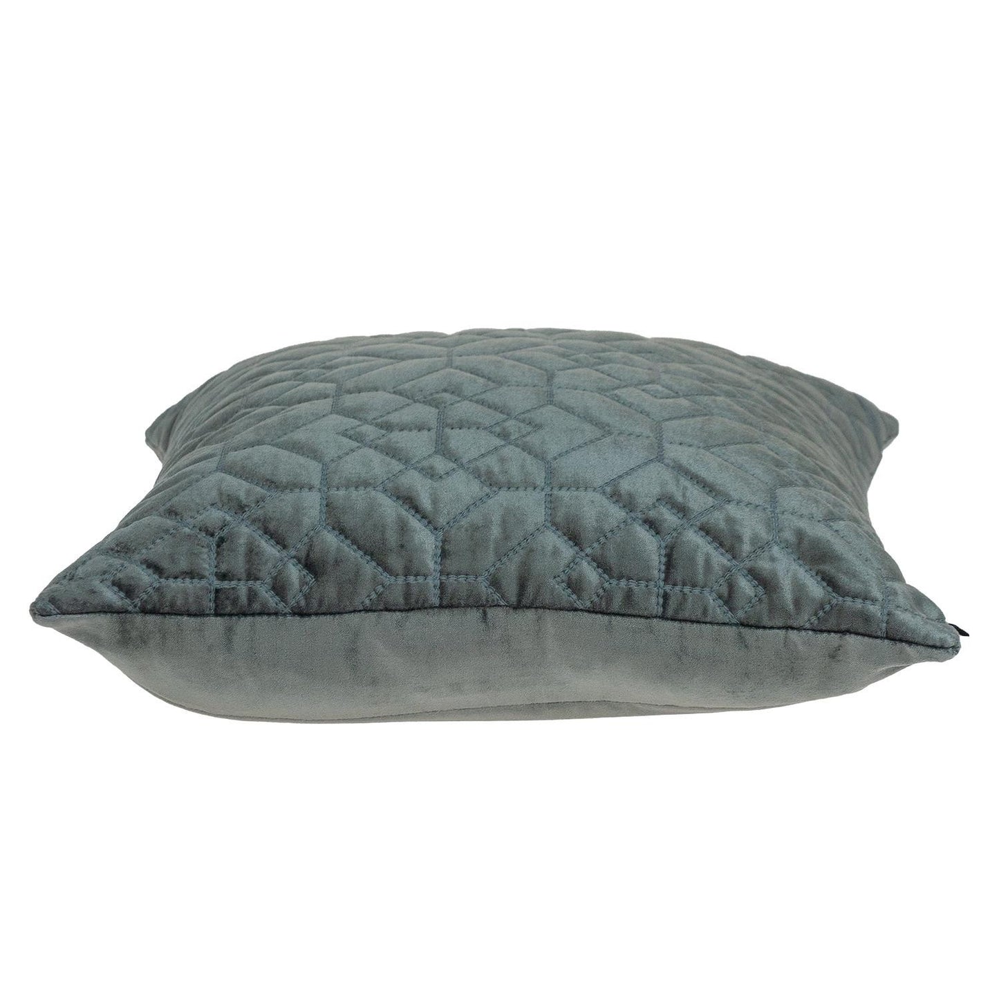 20" Charcoal Cotton Blend Throw Pillow - Loft&Timber