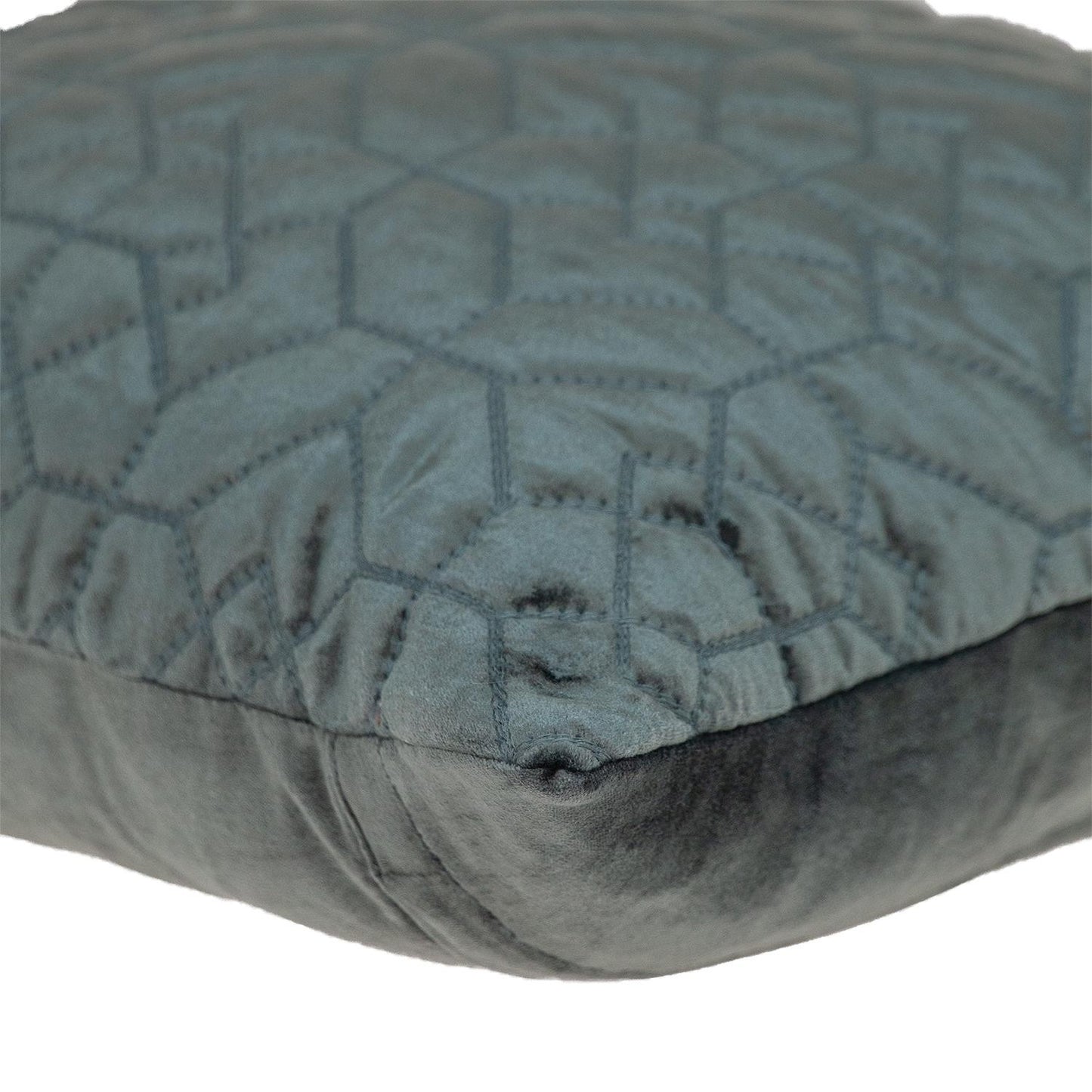 20" Charcoal Cotton Blend Throw Pillow - Loft&Timber