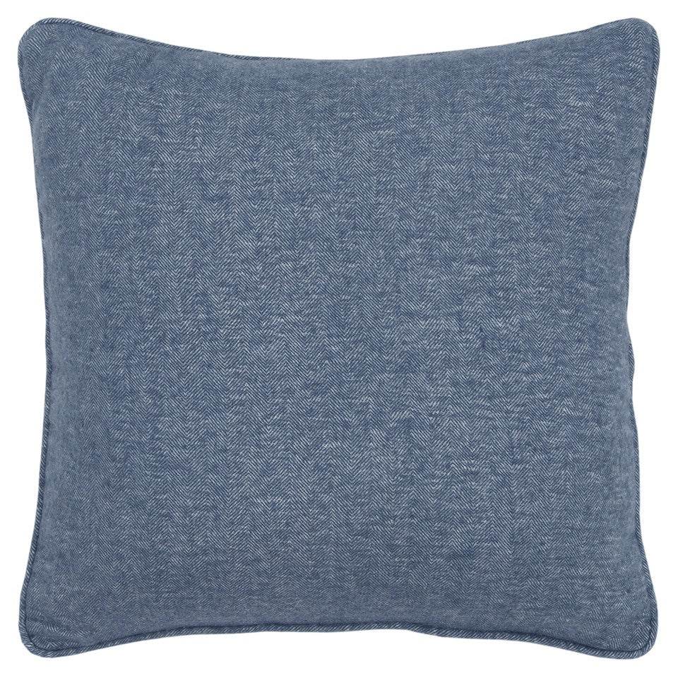 Blue Solid Classic Decorative Throw Pillow - Loft&Timber