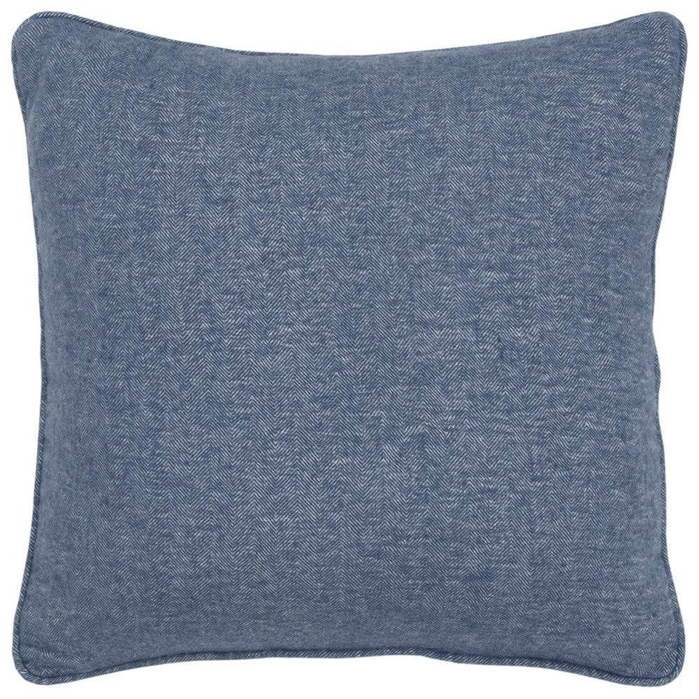 Blue Solid Classic Decorative Throw Pillow - Loft&Timber