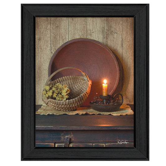 The Red Bowl 1 Black Framed Print Wall Art - Loft&Timber