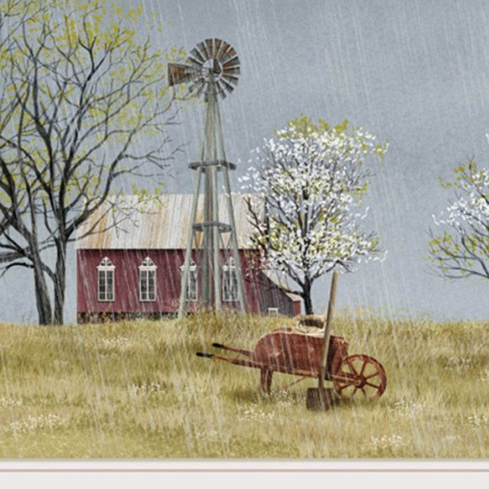 Set Of Two Billy Jacobs Summer or Spring Seasonal White Frame White Framed Print Wall Art - Loft&Timber