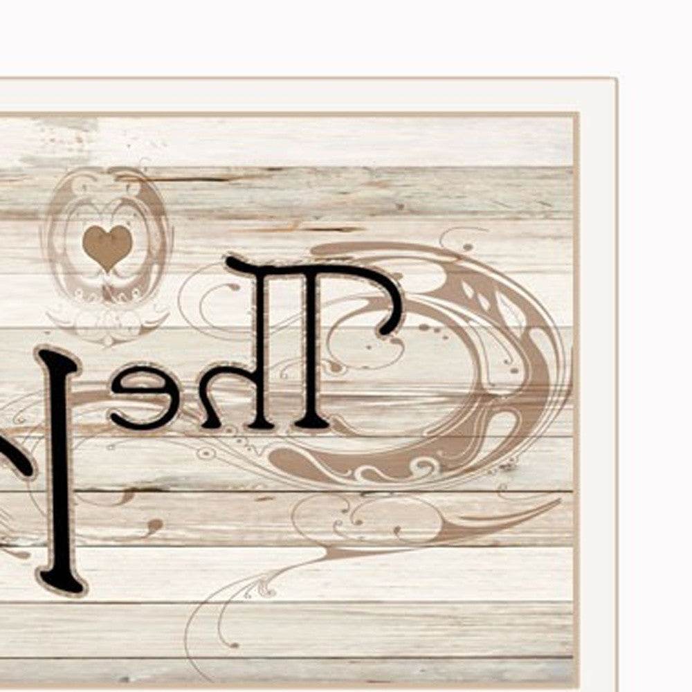 Set Of Four Kitchen Print 33x8 and Mug RackHorizonal 27x8x3 White Frame White Framed Print Kitchen Wall Art - Loft&Timber