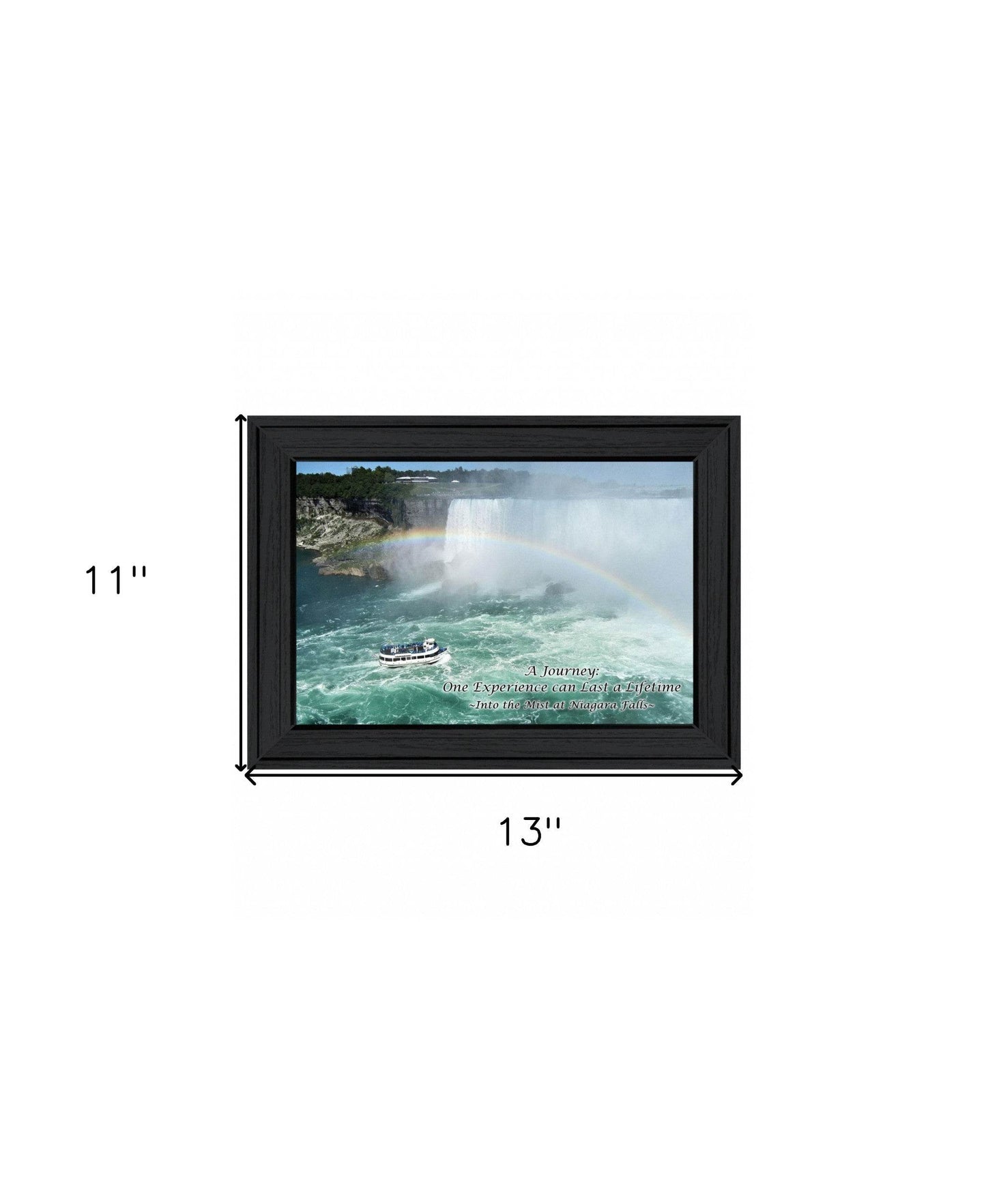 Into the Mist Black Picture Frame Print Wall Art - Loft&Timber