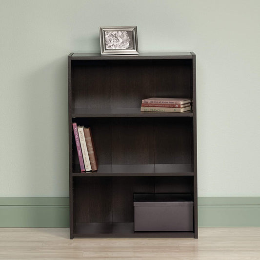 Cinnamon Cherry Bookcase with 3 Shelves-0