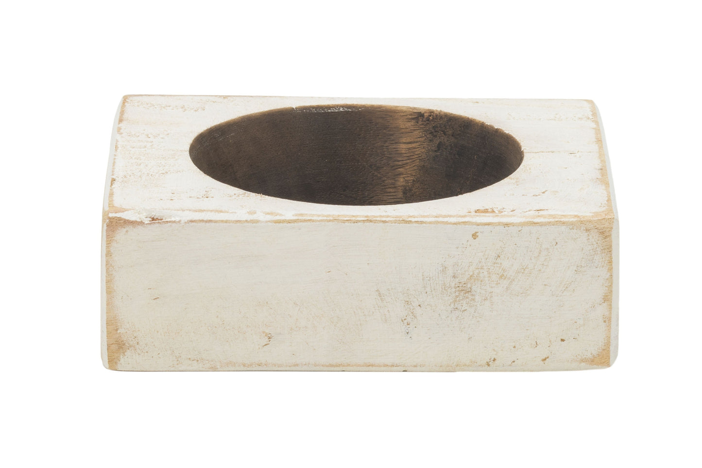 4" Wide Pillar Tabletop Pillar Candle Holder - Loft&Timber