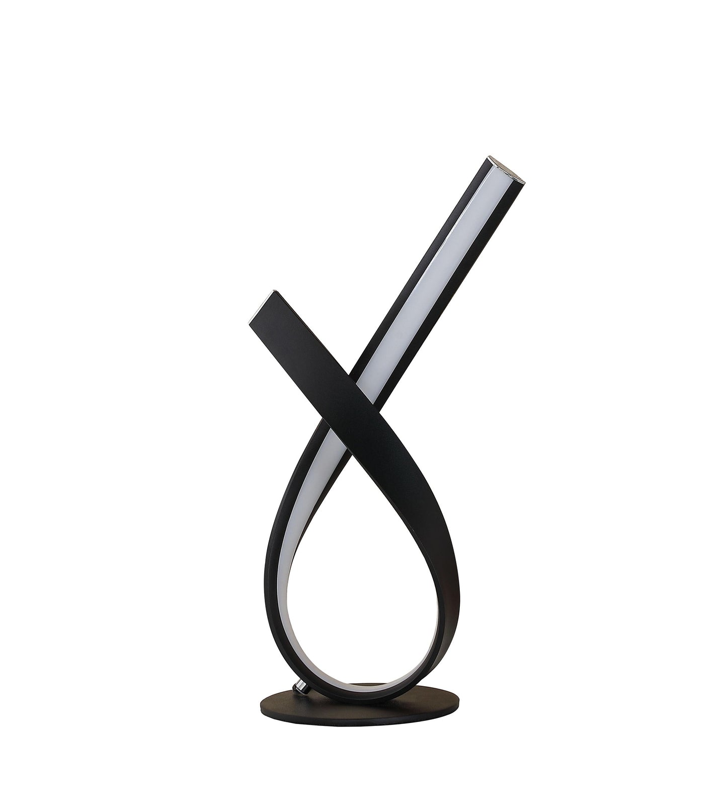 17" Black Bedside Led Table Lamp - Loft&Timber