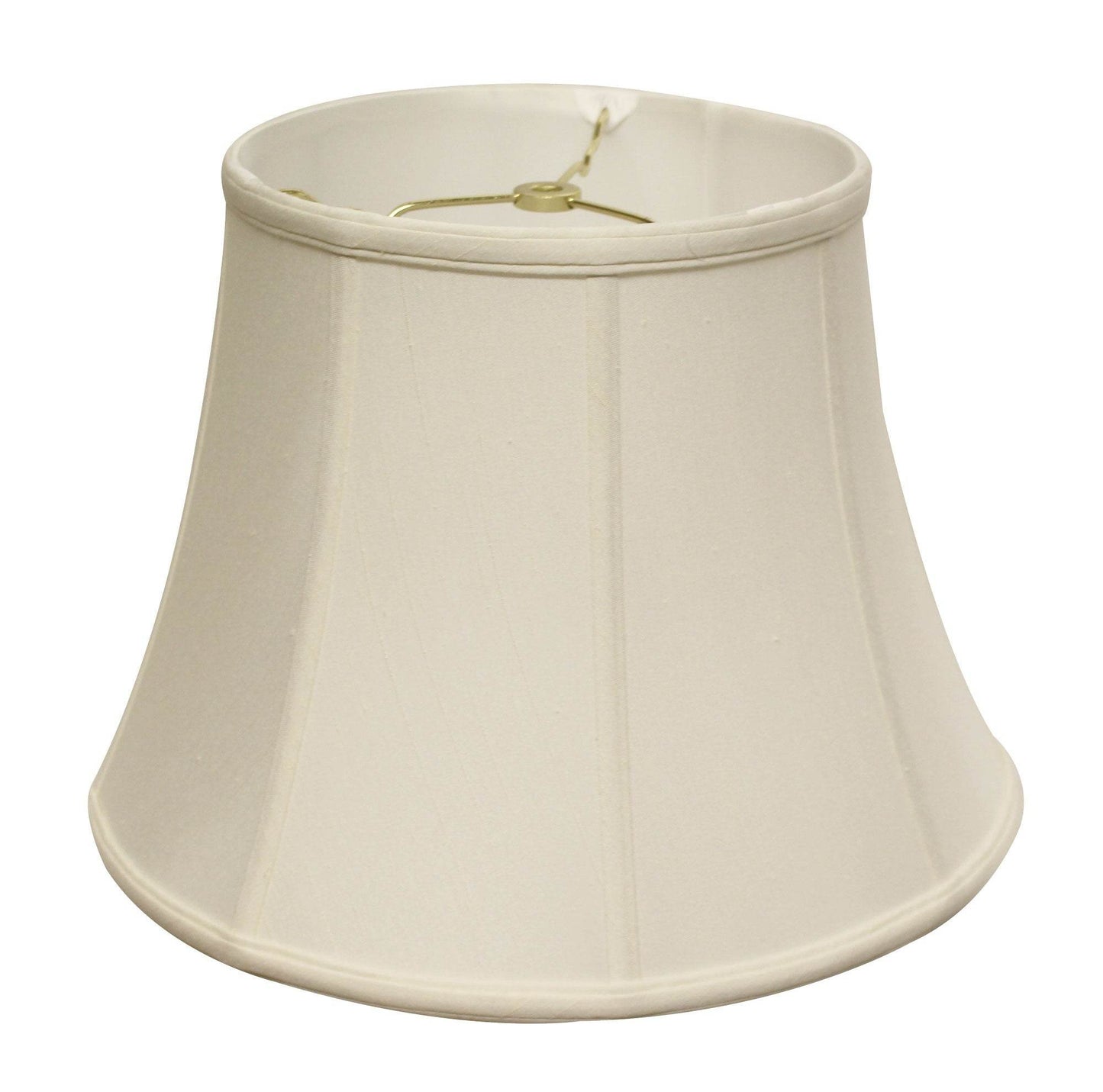 White Monay Shantung Silk Bell Lamp Shade - Loft&Timber