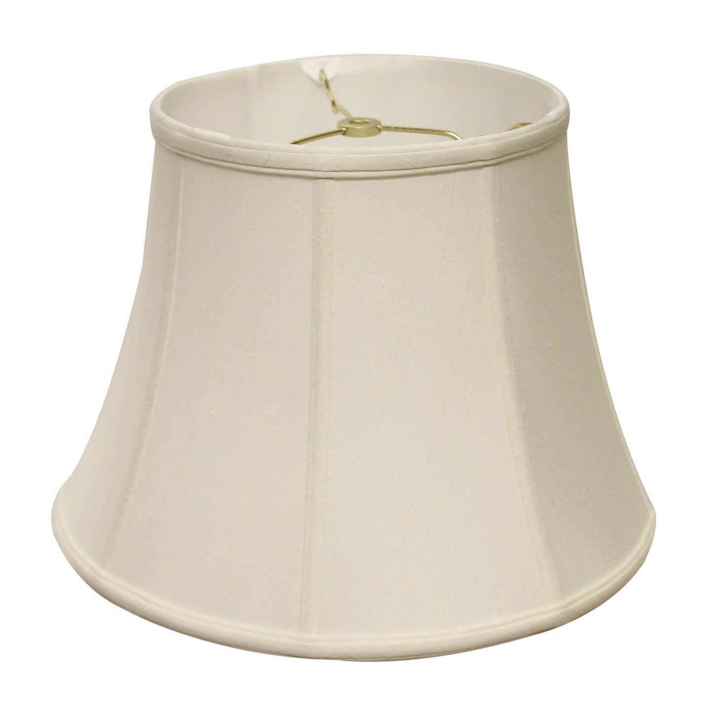 White Monay Shantung Silk Bell Lamp Shade - Loft&Timber