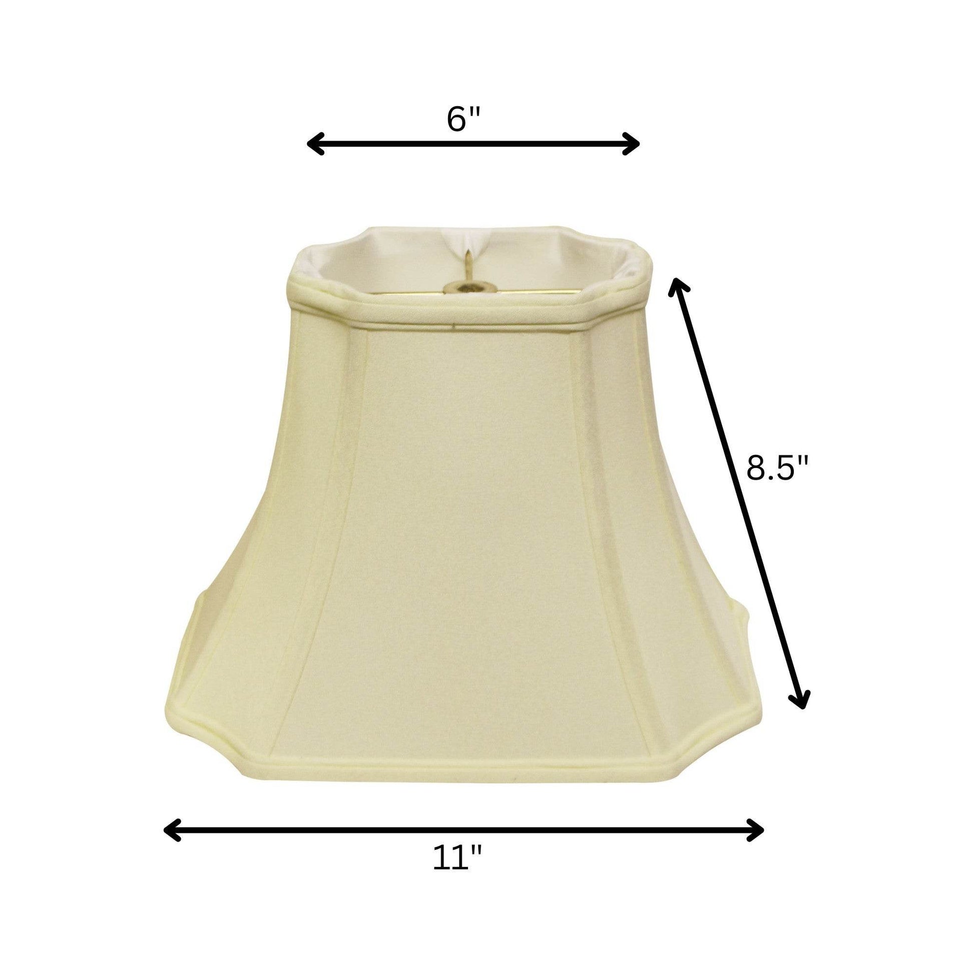 Ivory Shantung Silk Lamp Shade - Loft&Timber