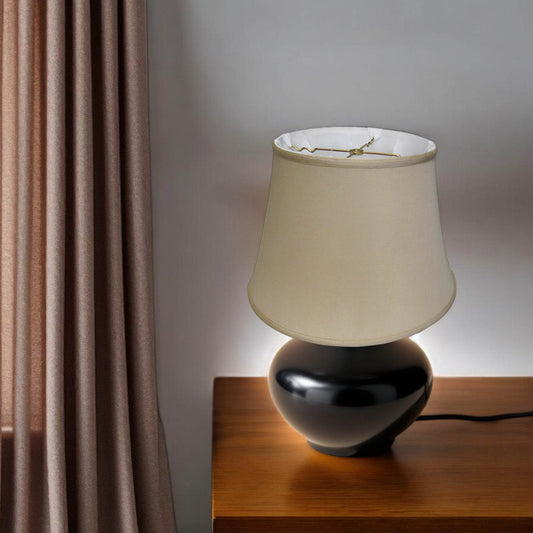 Brown Pongee Silk Bell Lamp Shade - Loft&Timber