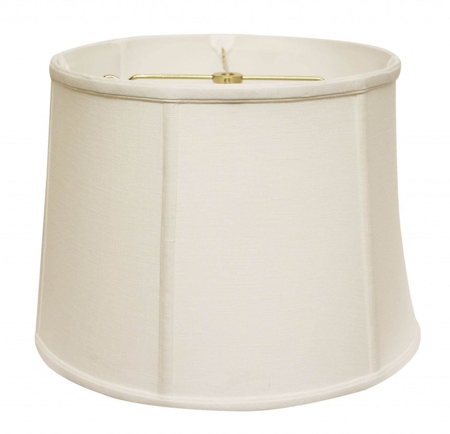 White Linen Drum Lamp Shade - Loft&Timber