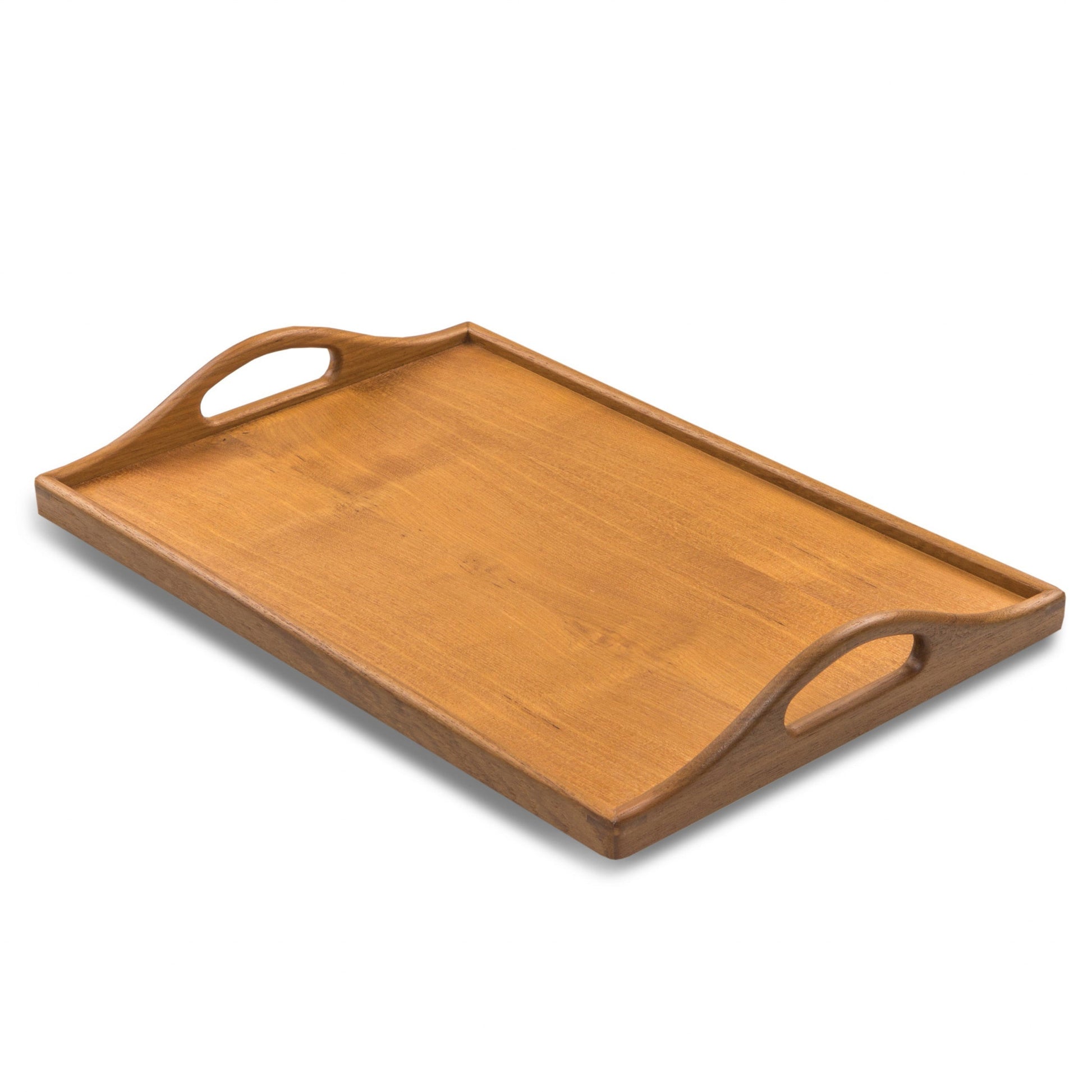 Designer Solid Teak 19" Serving Tray - Loft&Timber