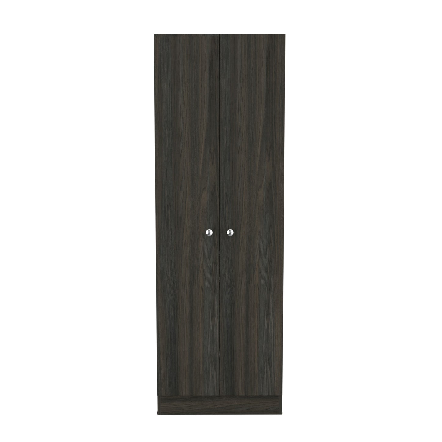 71" Dark Brown Wood Pantry Or Storage Closet - Loft&Timber