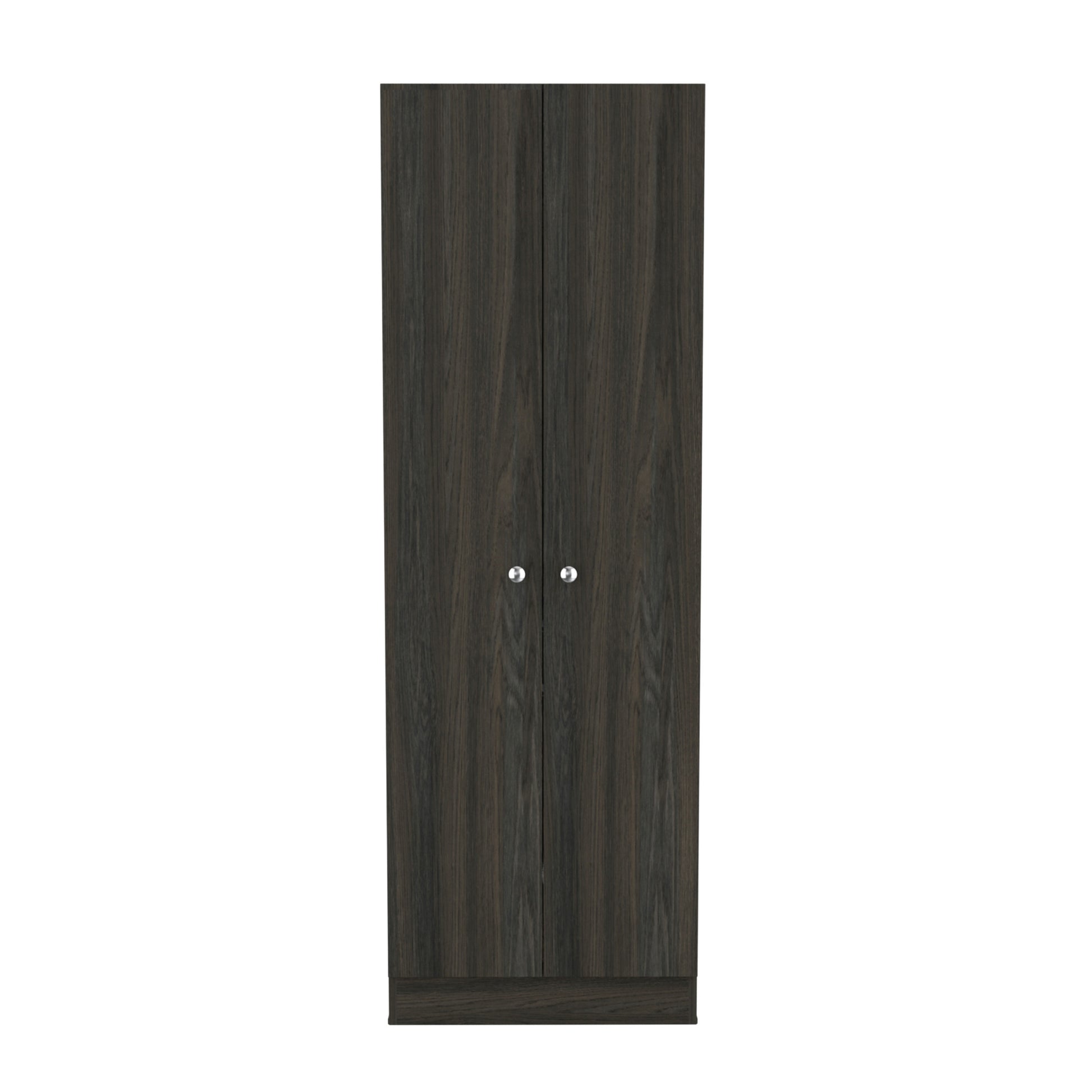 71" Dark Brown Wood Pantry Or Storage Closet - Loft&Timber