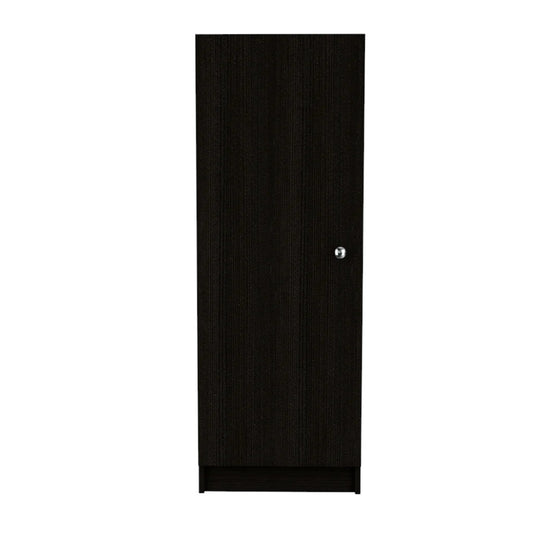 47" Black Wood Pantry Or Storage Closet - Loft&Timber