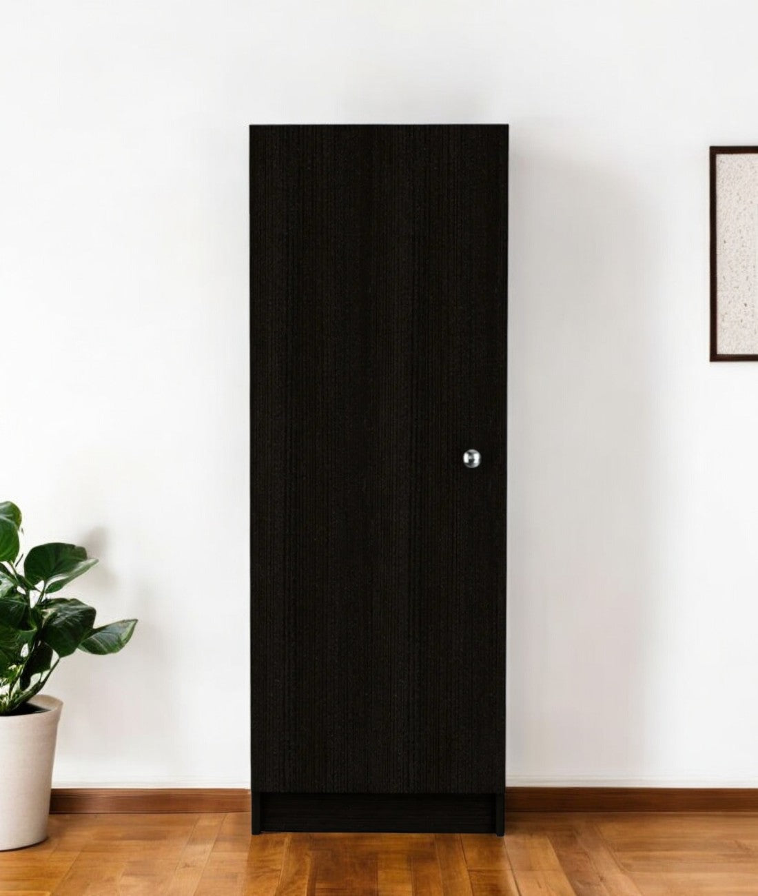 47" Black Wood Pantry Or Storage Closet - Loft&Timber