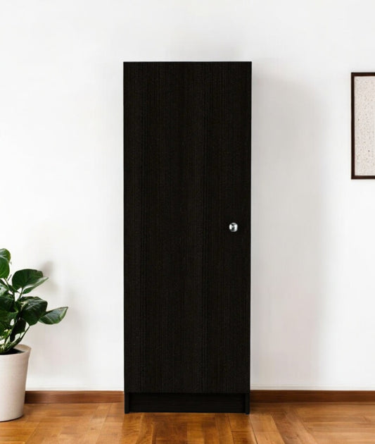 47" Black Wood Pantry Or Storage Closet - Loft&Timber