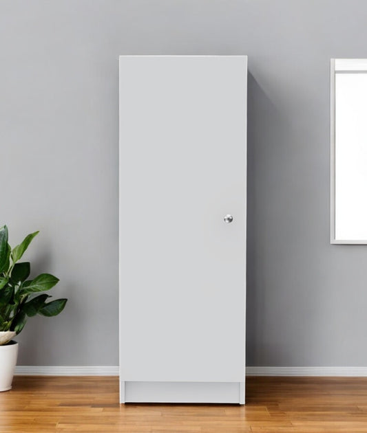 47" White Wood Pantry Or Storage Closet - Loft&Timber