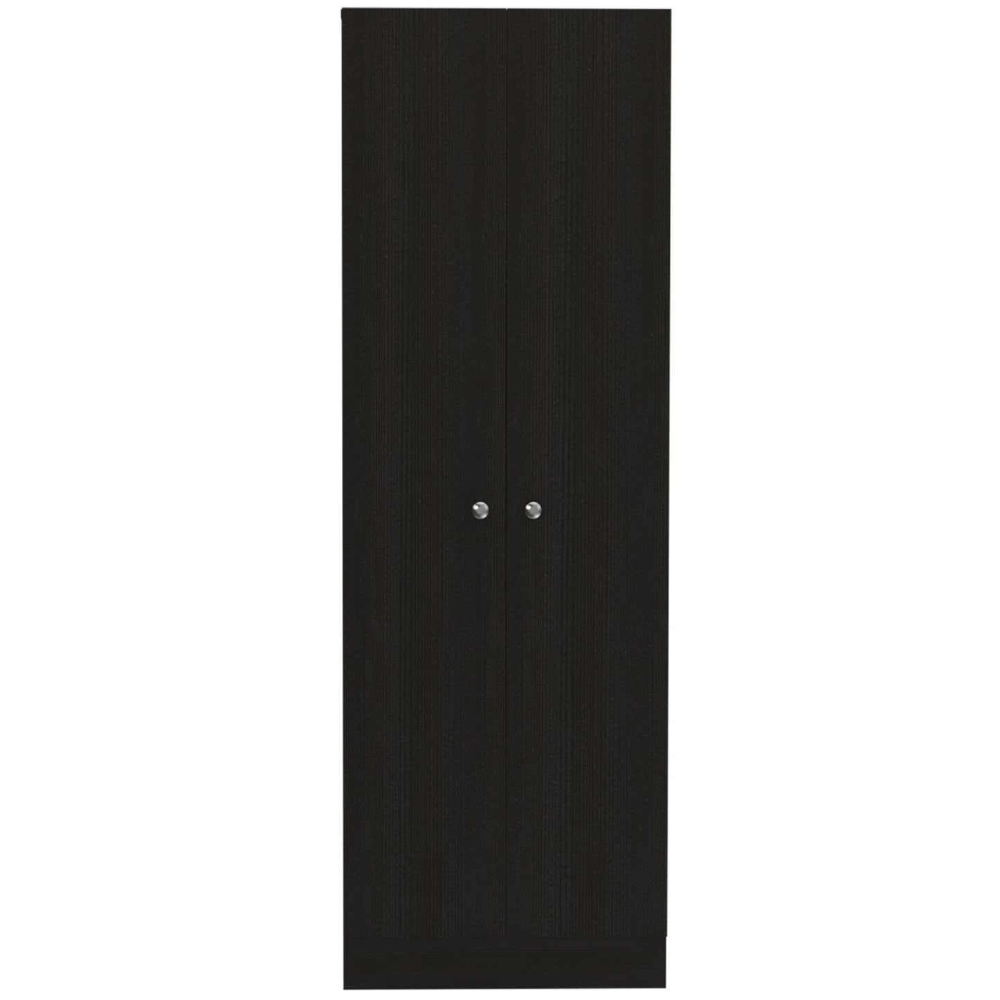 71" Black Wood Pantry Or Storage Closet - Loft&Timber