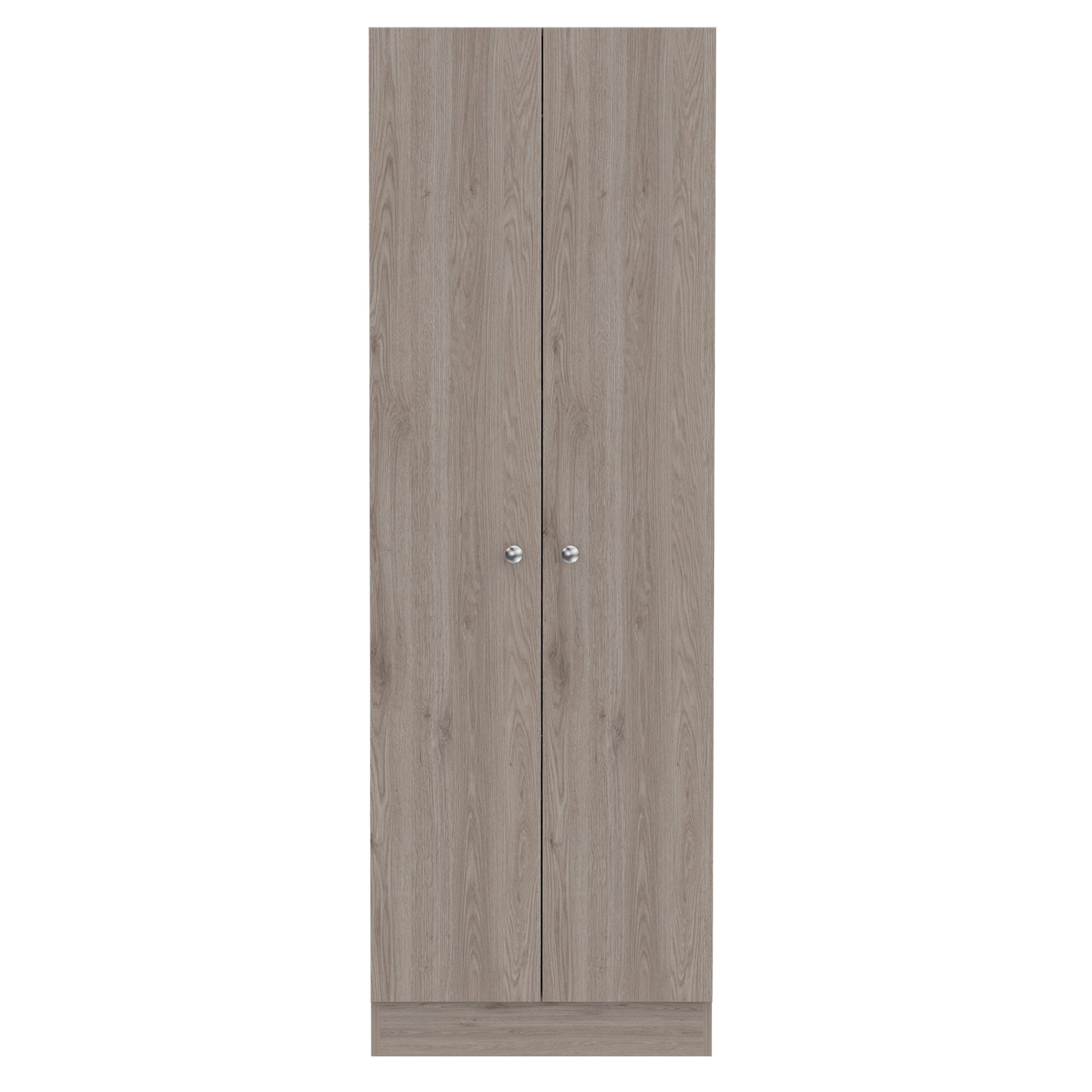 71" Light Gray Wood Pantry Or Storage Closet - Loft&Timber