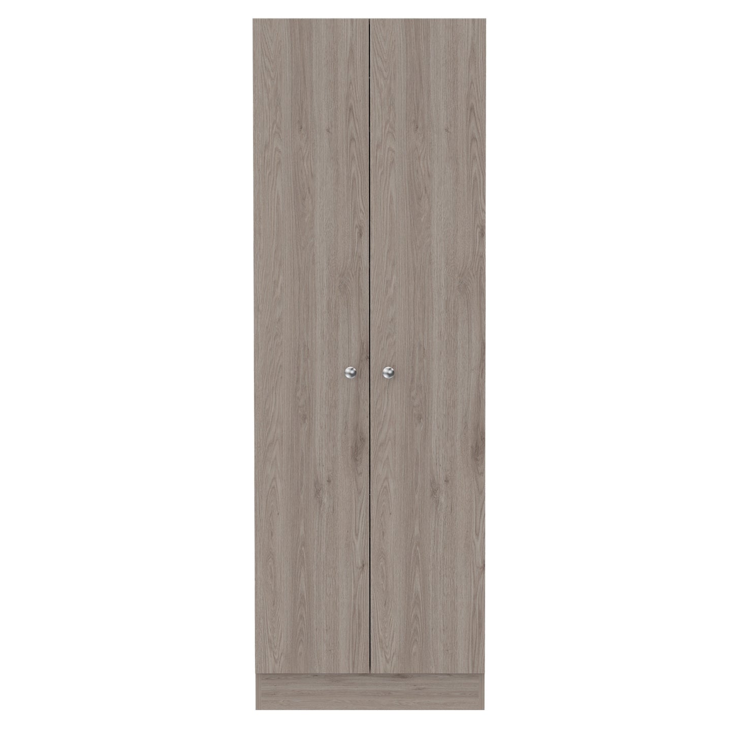 71" Light Gray Wood Pantry Or Storage Closet - Loft&Timber